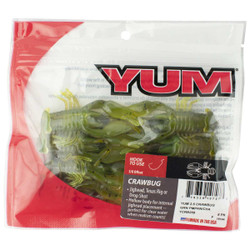 YUM Craw Bug Fishing Lure - 2.5 Inches 8 Count